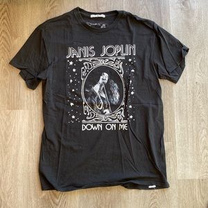 Junk Food Janis Joplin band tee